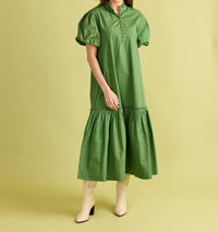 Double A Carly Dress in boxwood - women's dress
