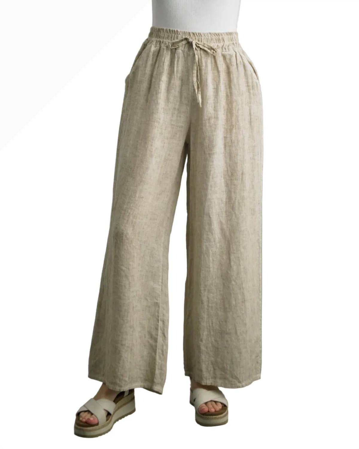 Tempo Paris - Wide Leg Linen Pants