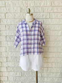 Frank & Eileen - Women's Rosie Short Sleeve Button Up Shirt
