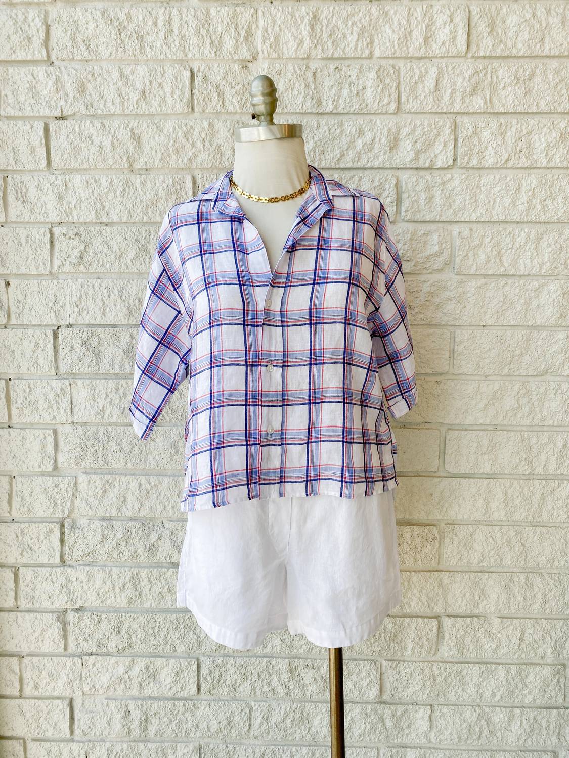 Frank & Eileen - Women's Rosie Short Sleeve Button Up Shirt