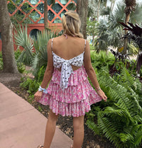 Sky To Moon - Flowers Mini Dress