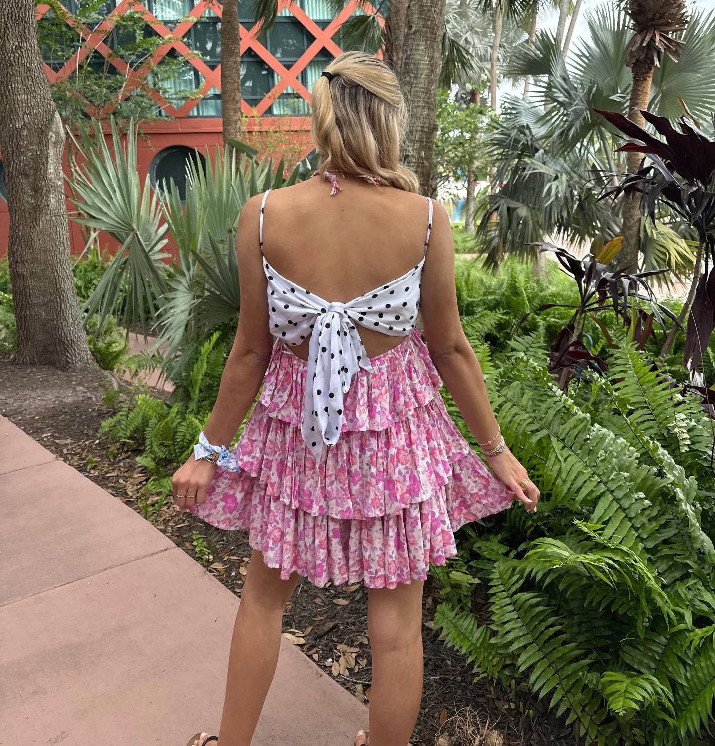 Sky To Moon - Flowers Mini Dress