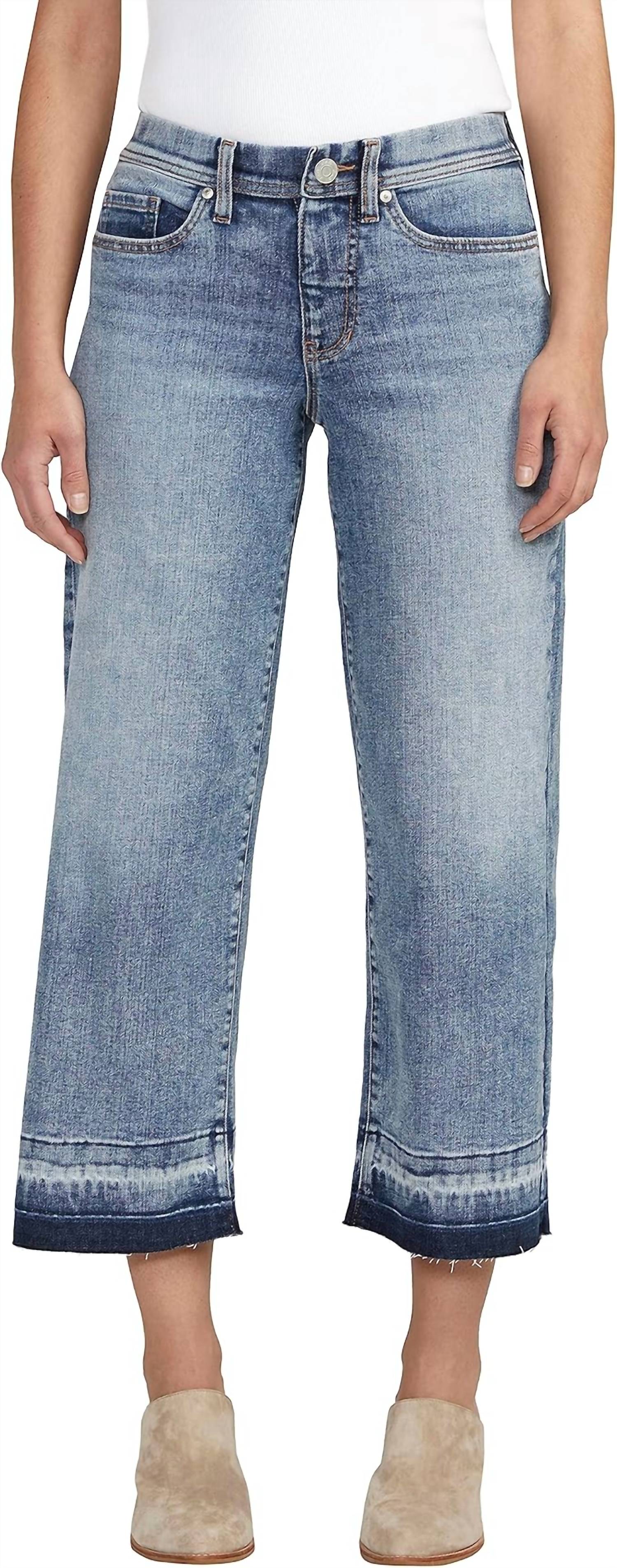Jag - Ava Mid Rise Wide Leg Jeans