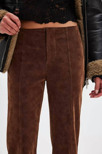 Free People - Glow Up Vegan Suede Pants