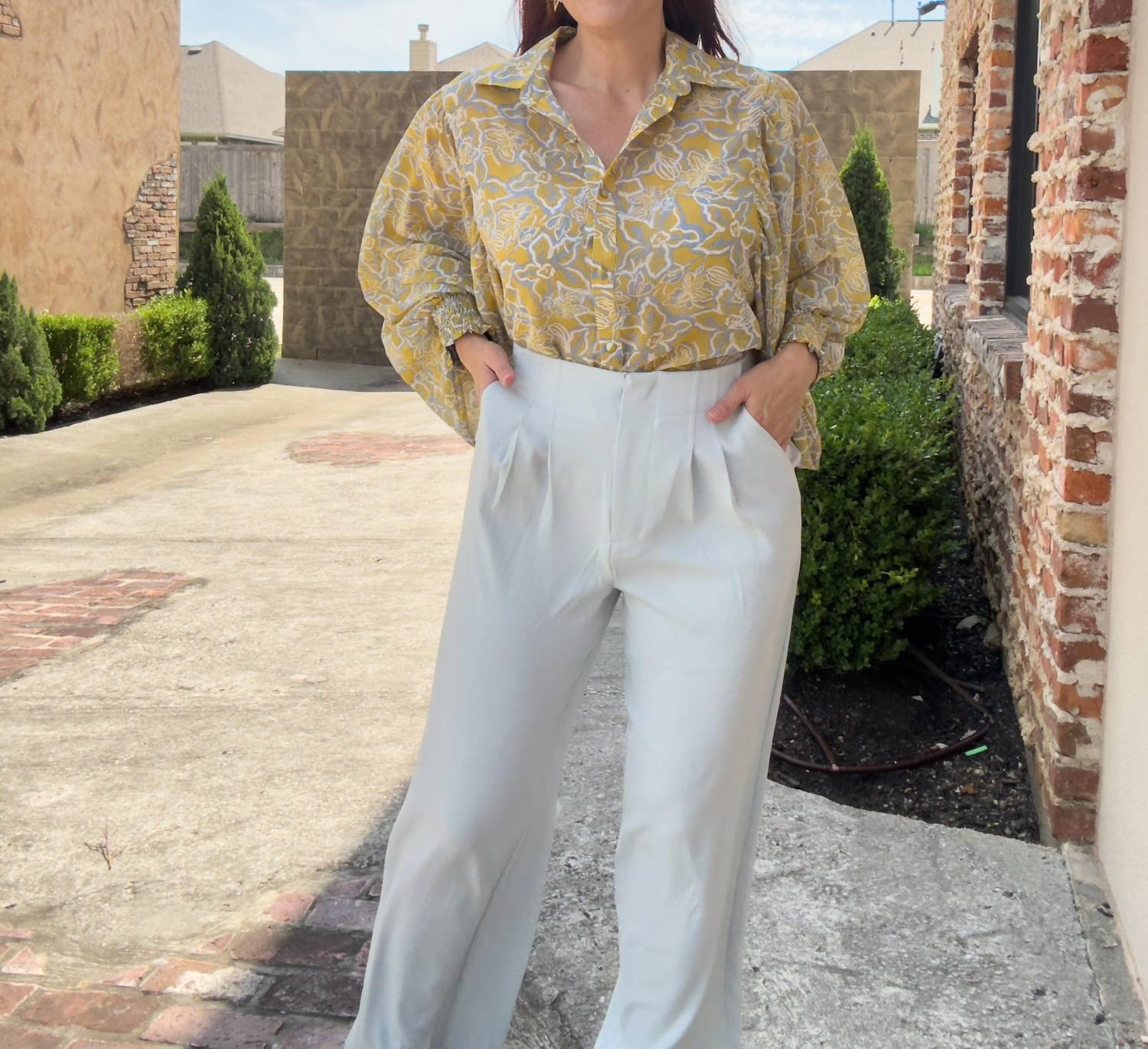 Skies Are Blue - Summertime Blues Wide Leg Pants