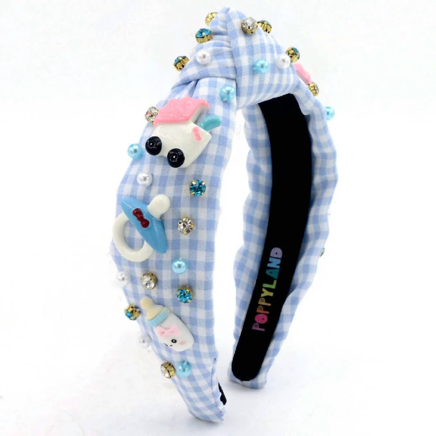 Poppyland Girls It's A Boy Headband in blue - kids' accessory