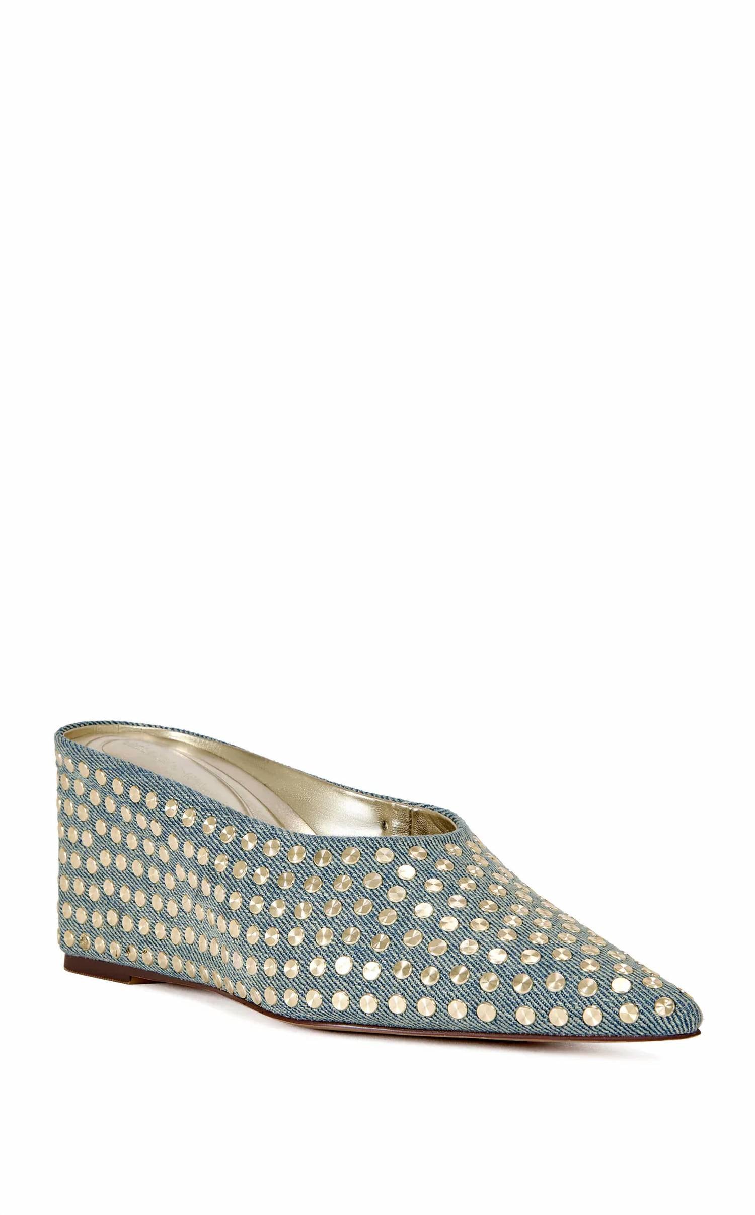 Azalea Wang - Women's Neiza Studded Wedge Mule