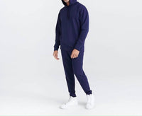 SAXX 3six Five Lounge Hoodie in maritime blue - men's shirt
