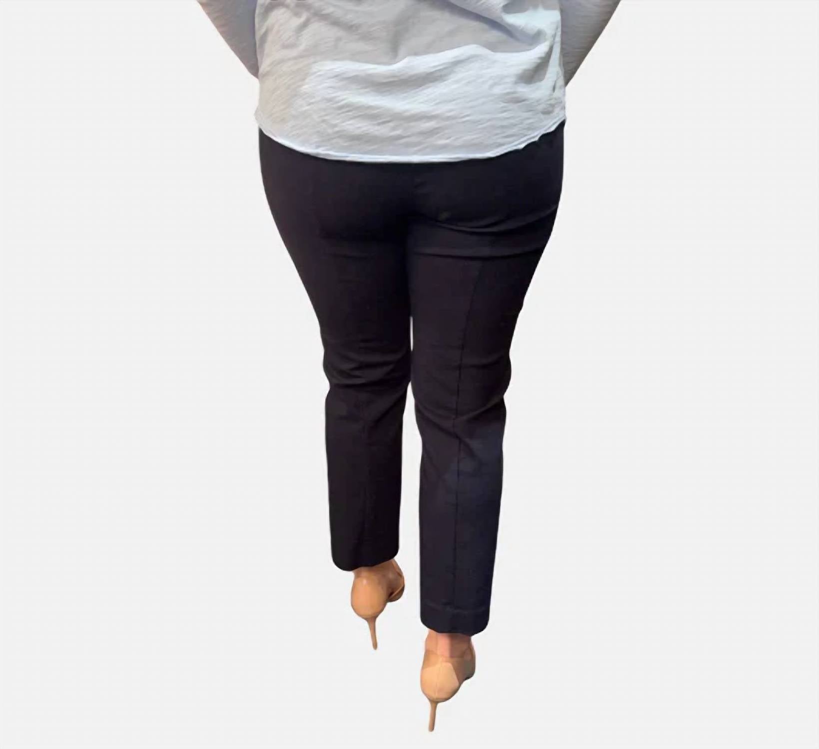 Elliott Lauren - Slim Straight Crop Pants