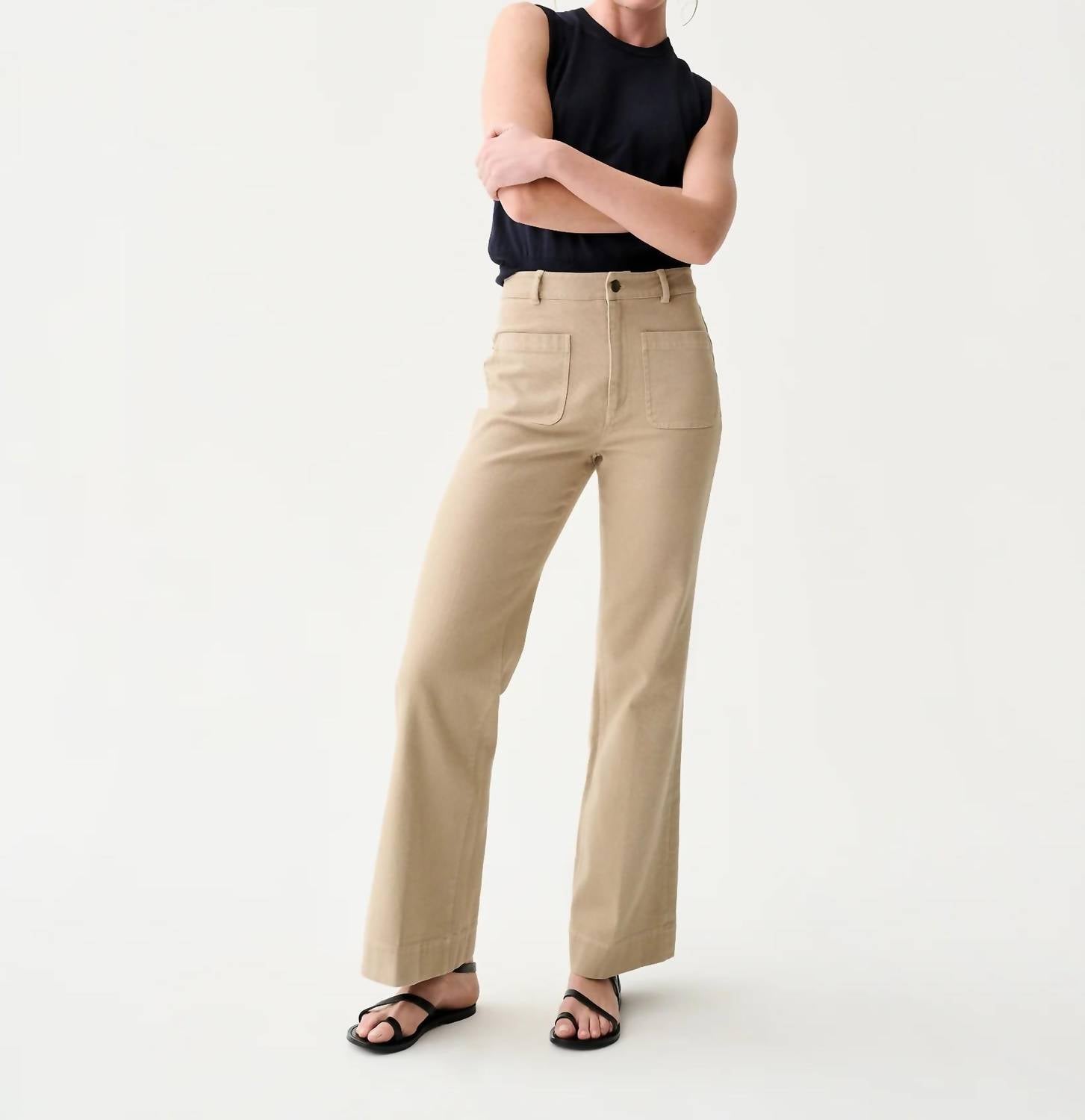Ann Mashburn - Camille Patch-pocket Jean