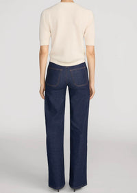 Frame - Le Slim Palazzo Pintuck Pocket Jeans