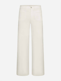 FRAME Le Slim Palazzo Jean in au natural clean - women's jeans - alternate view