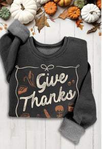 Hrt & Luv - Women's Give Thanks Mineral Sweatshirts