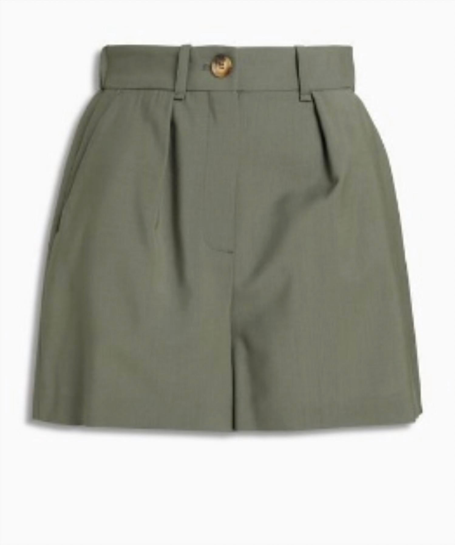 Maje - Women's High-waisted Shorts