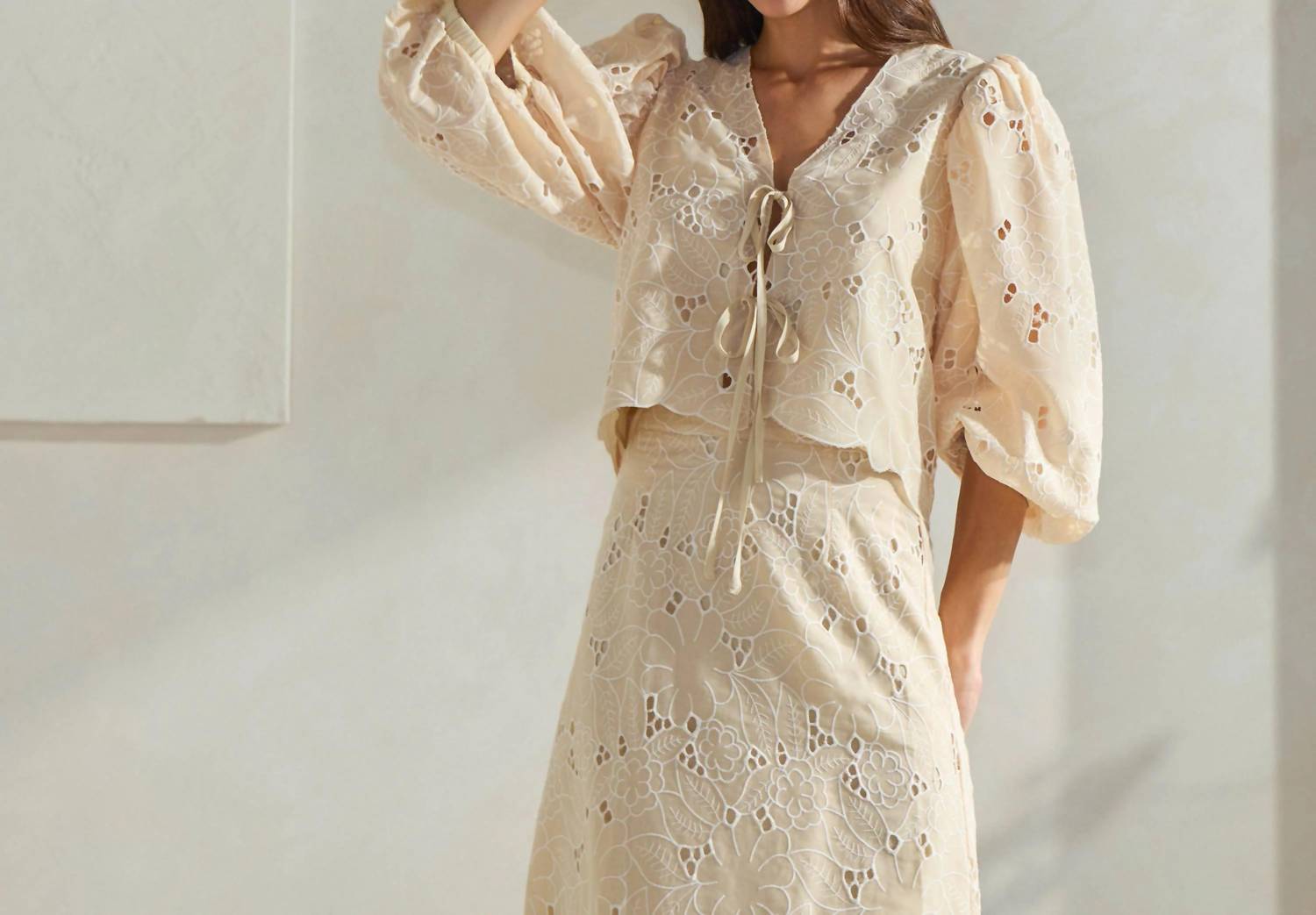 Able - Bellissima Eyelet Lace Top