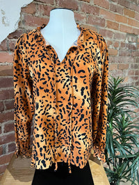 Emily Wonder - Leopard Long Sleeve Top