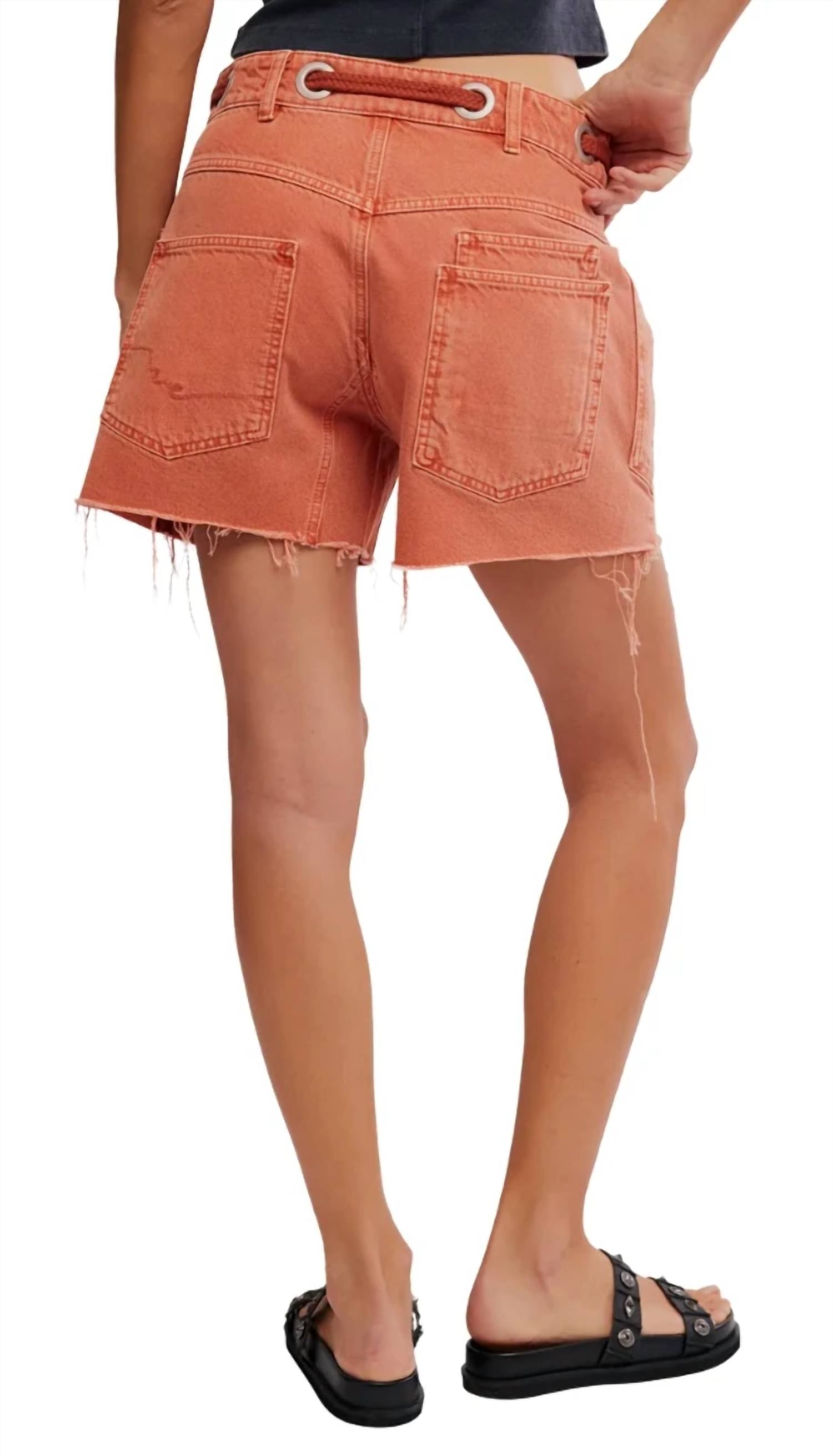 Free People - Moxie Slouchy Wide Fit Shorts