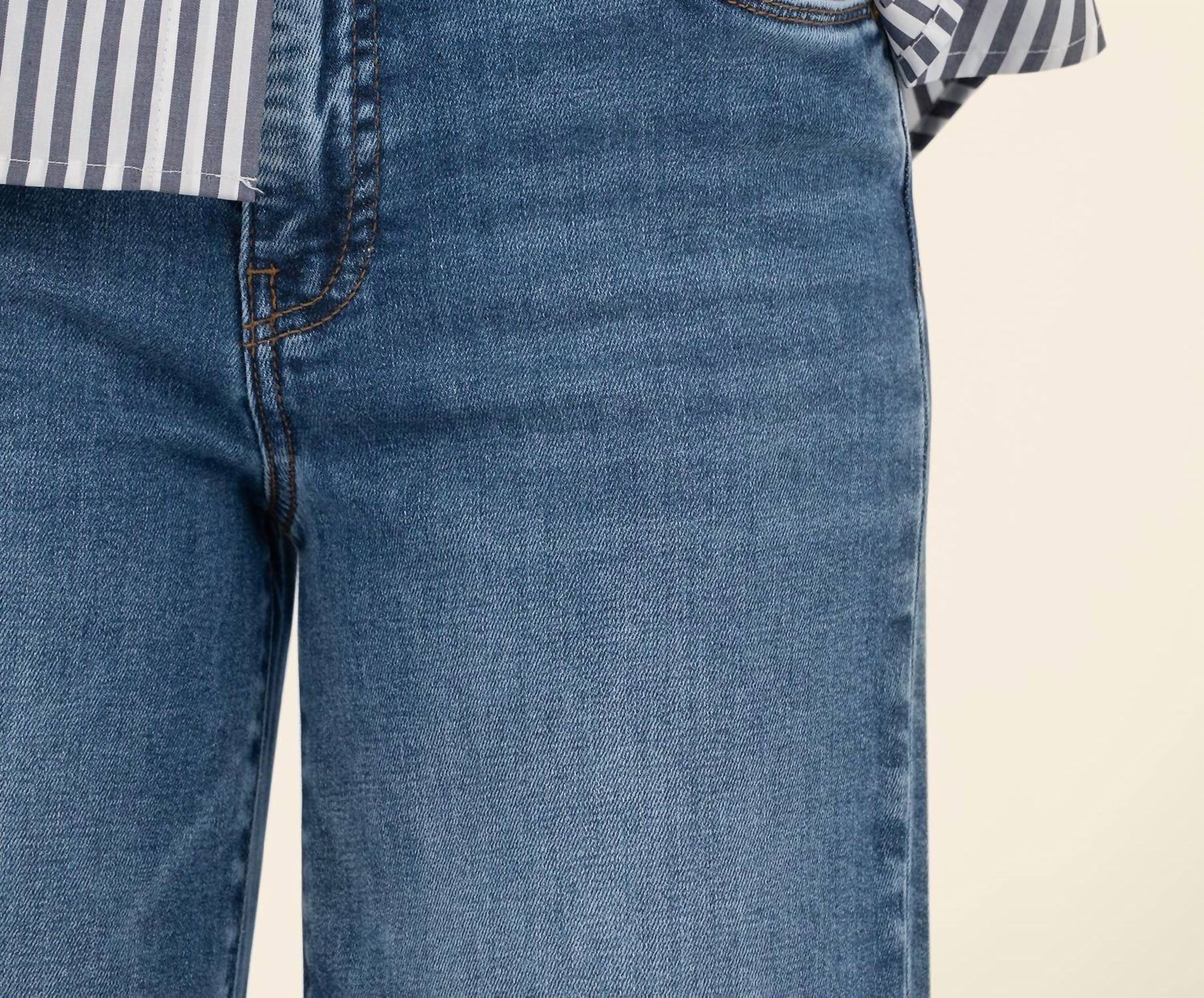 KUT FROM THE KLOTH Meg High Rise Fab Ab Wide Leg Jeans in toughness - women's jeans - alternate view