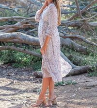 Liv Maternity - Floral Chiffon Dress