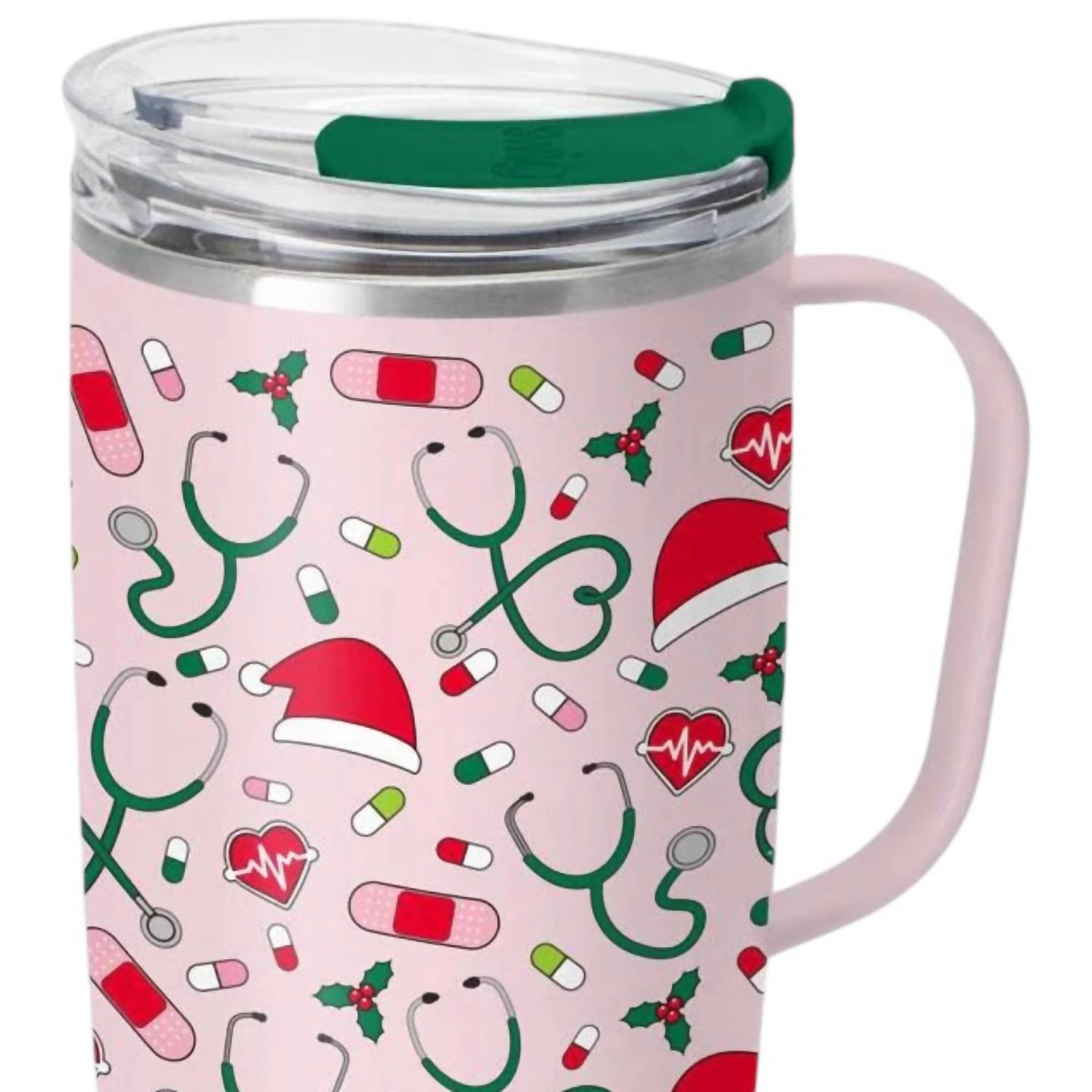 Swig Life - Santa's Scrubs Travel Mug - 22 Oz.