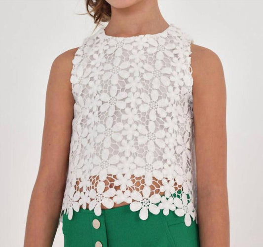 Mayoral - Floral Overlay Tank