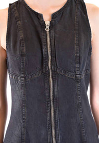 Diesel - Sleeveless Denim Maxi Dress
