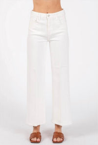 Letter To Juliet - Genoa Creased Wide Leg Jeans