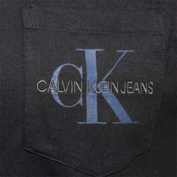 Calvin Klein - Men's Garment Dyed Monogram Pocket Tee