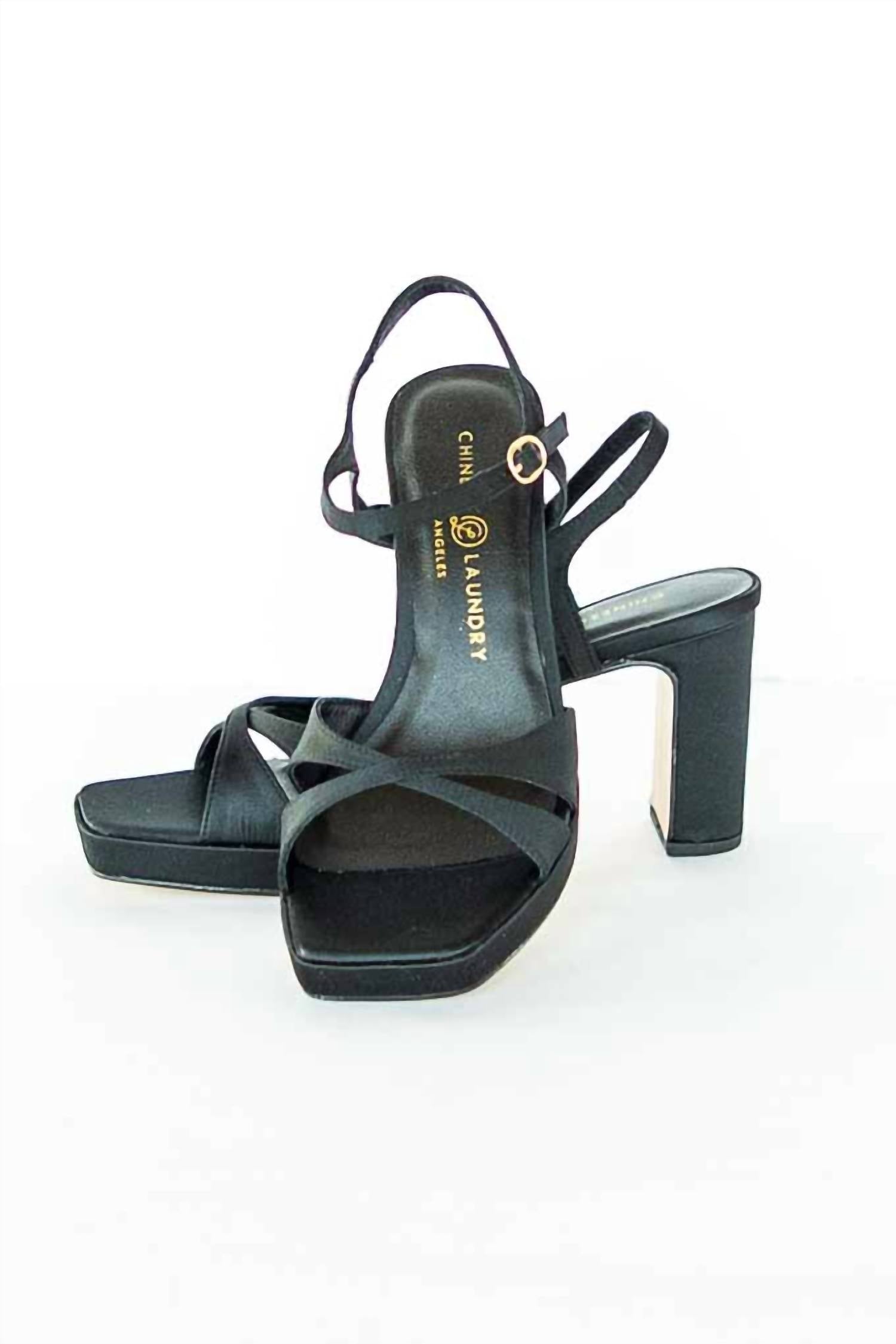 Chinese Laundry - Women's Gracie Satin Platform Heels