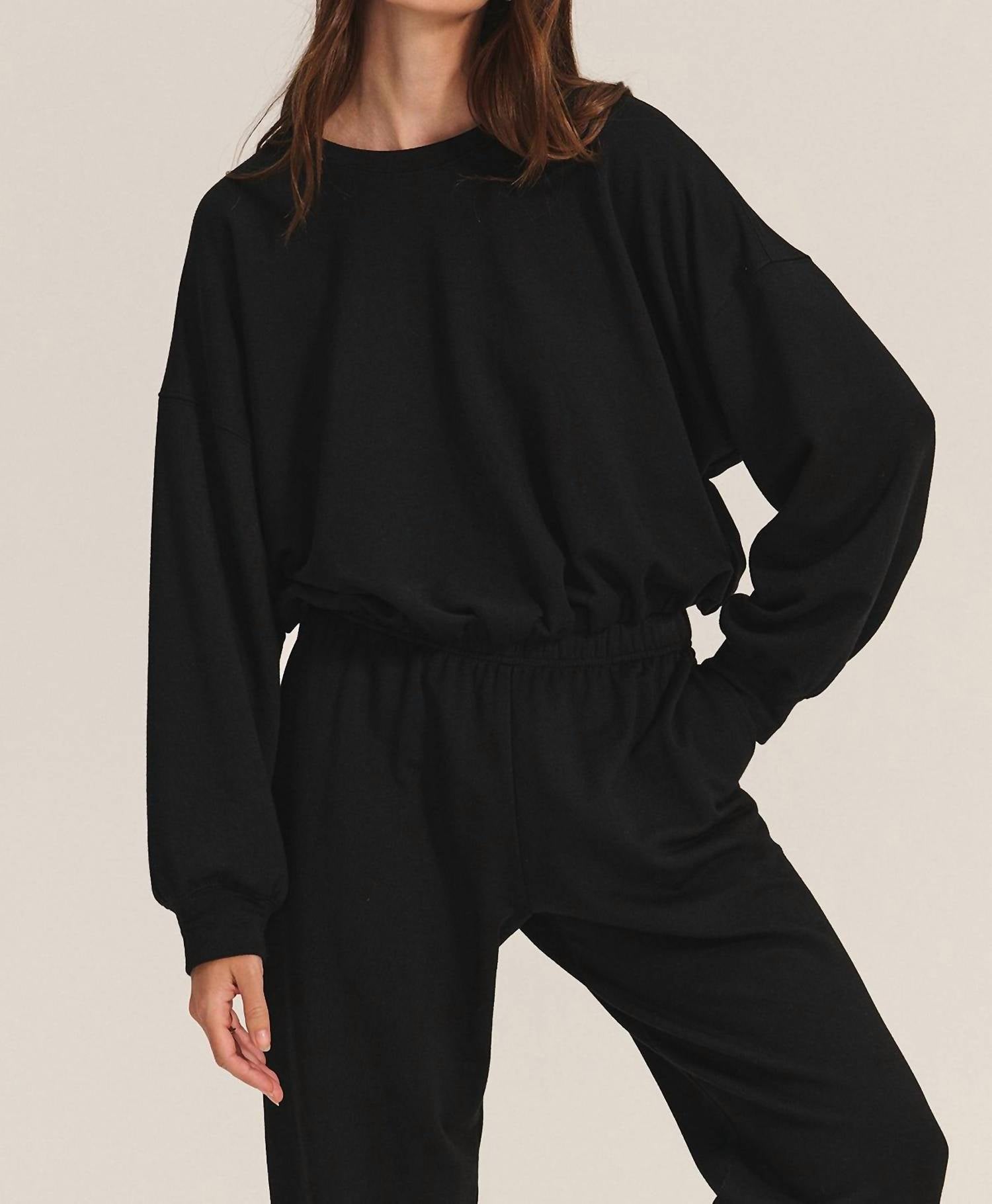 Velvet By Graham & Spencer - Jolie Crop Sweatshirt