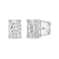 Diana M Jewels - Women's Radiant Lab-grown Diamond Stud Earrings (6.00 Tcw) - Elegant