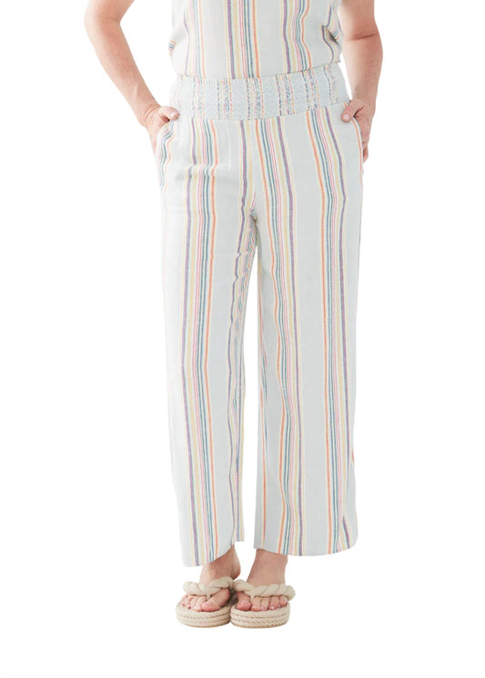 Fdj - BEACHY STRIPE PULL ON PANT