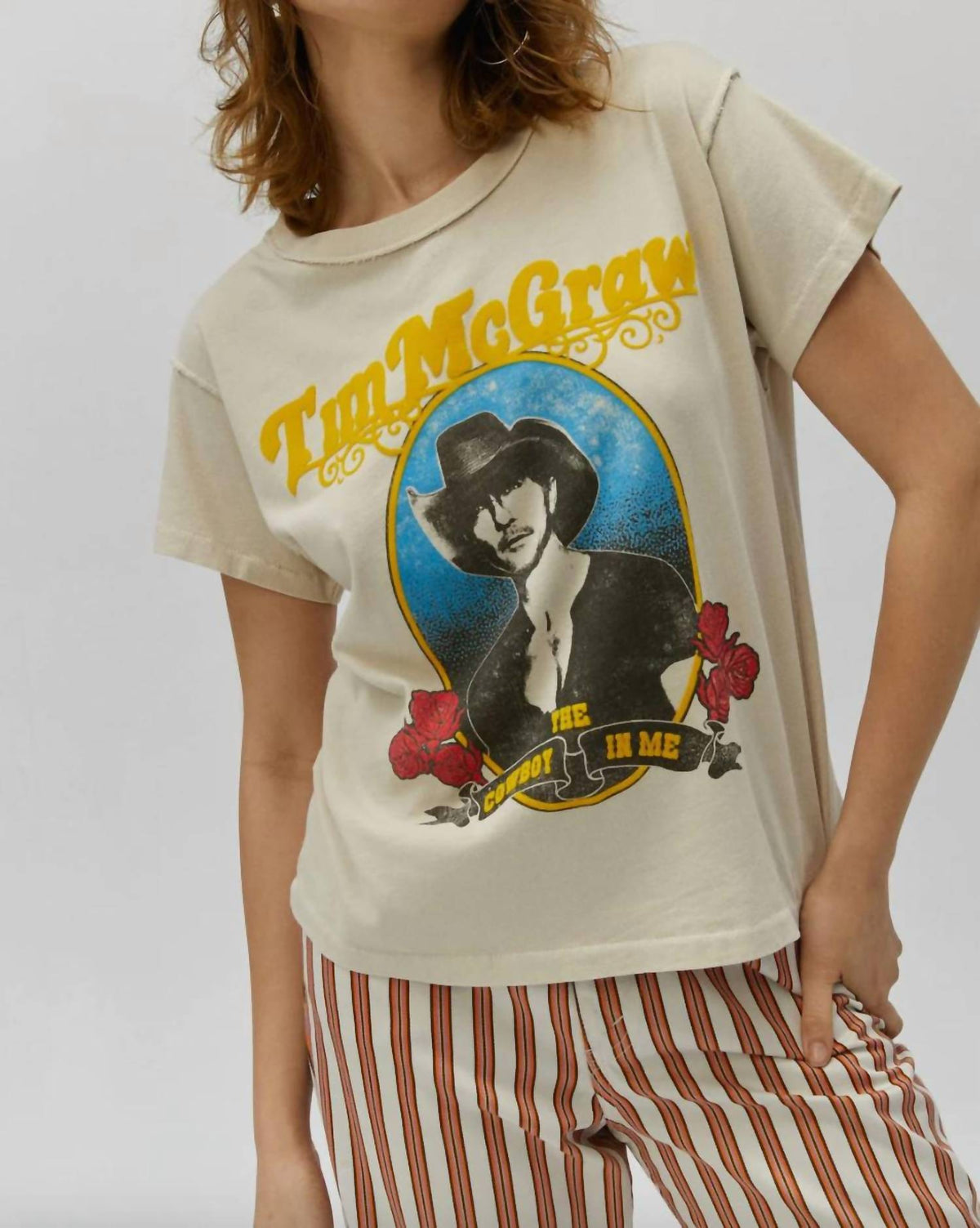 Daydreamer - The Tim Mcgraw Cowboy Reverse Gf Tee