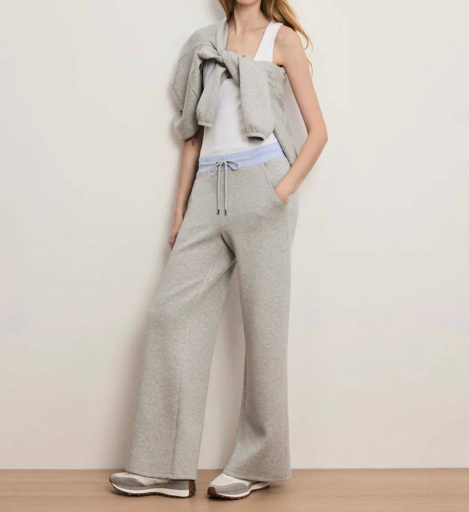 Veronica Beard - Ernie Knit Wide Leg Pants