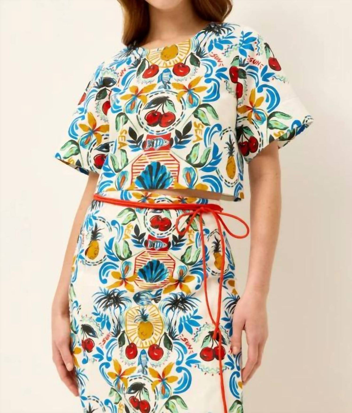 Marie Oliver - Drew Button Back Top