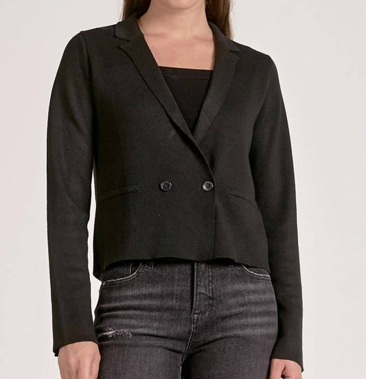 Elan - Double Breasted Crop Jacket
