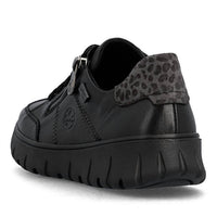 RIEKER Women's N1301 Lace Up Shoes in schwarz - women's sneaker - alternate view