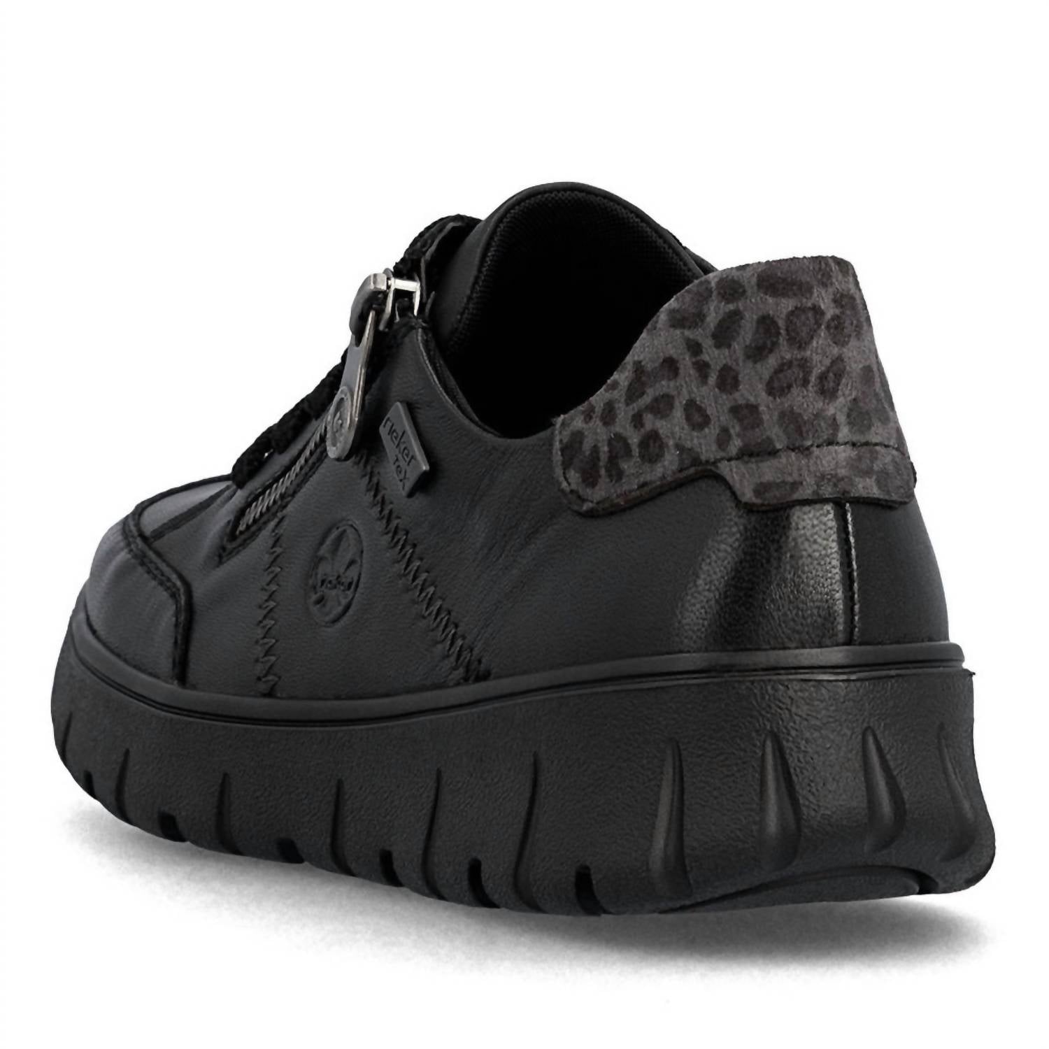 RIEKER Women's N1301 Lace Up Shoes in schwarz - women's sneaker - alternate view