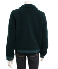 Skies Are Blue - Women's Faux Shearling Jacket