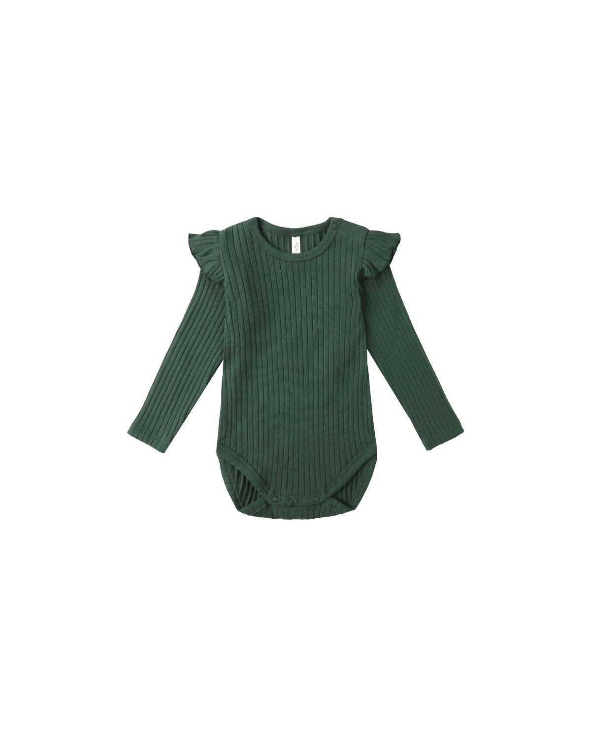 Rylee + Cru - Kid's Shoulder Ruffle Bodysuit