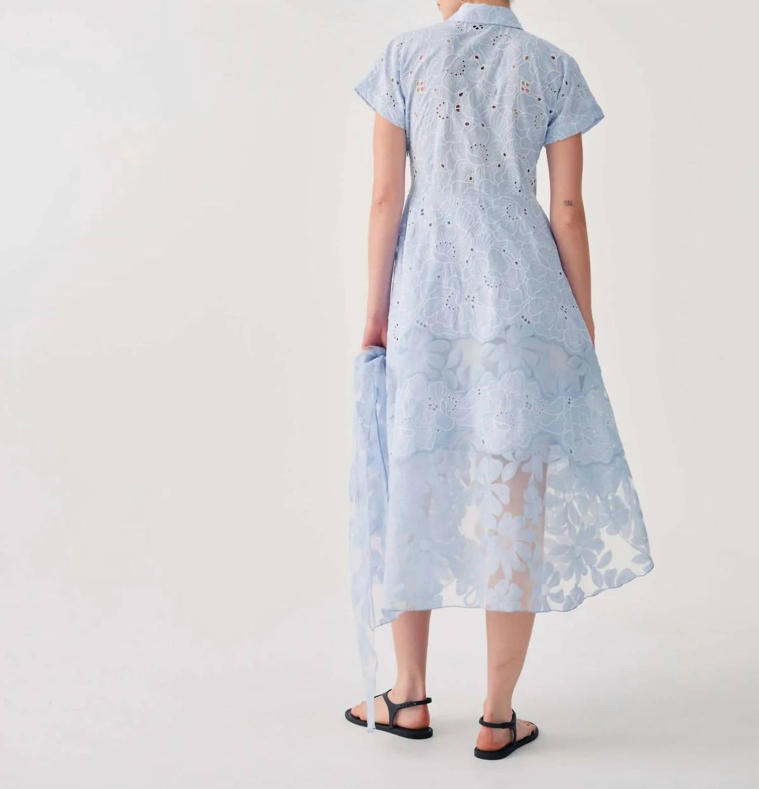 Beatrice .B - Broderie Anglaise Shirt Dress With Belt