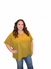 Zenana - Basic Oversized Blouse - Plus