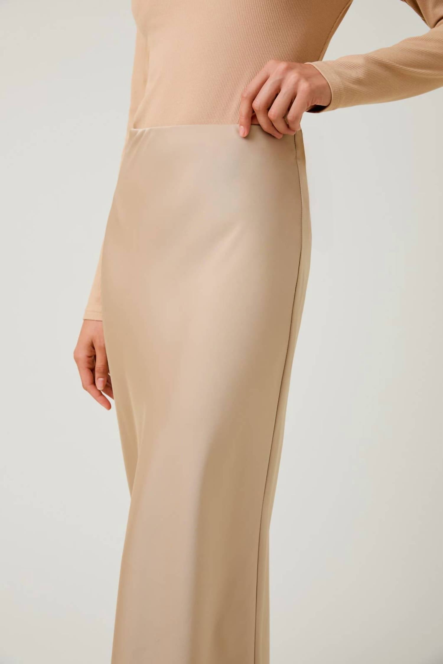 Sunday Edition - Satin Bias Skirt