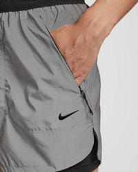 NIKE 2-in-1 Reflective Running Shorts in 1 reflective running shorts in grey - men's shorts - alternate view