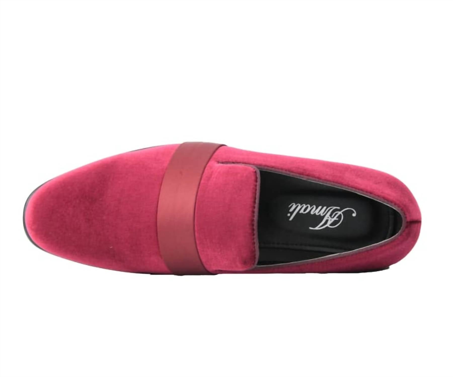 Amali Men's Knight Loafer in burgundy - men's loafer - view 4