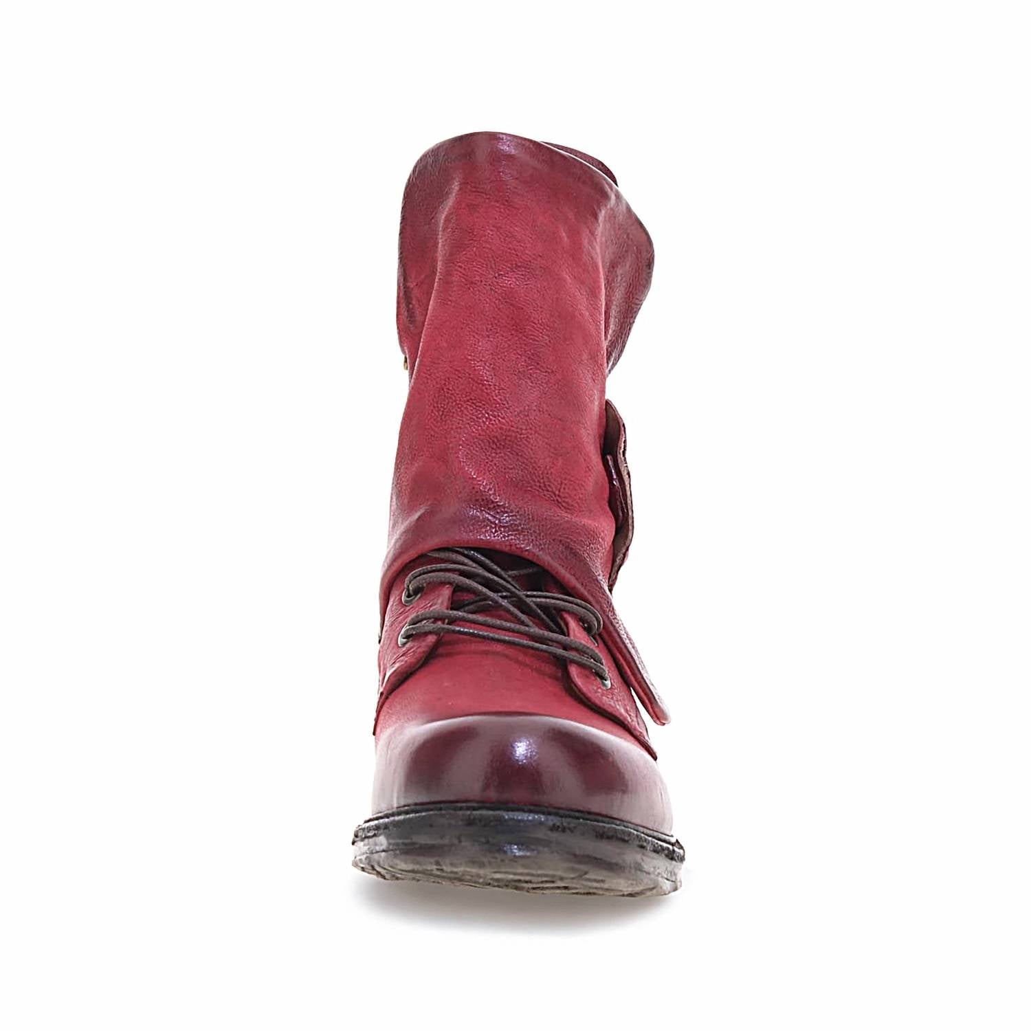 A.S.98 Women's Simon II Boot in cardinal - women's shoe - detail view