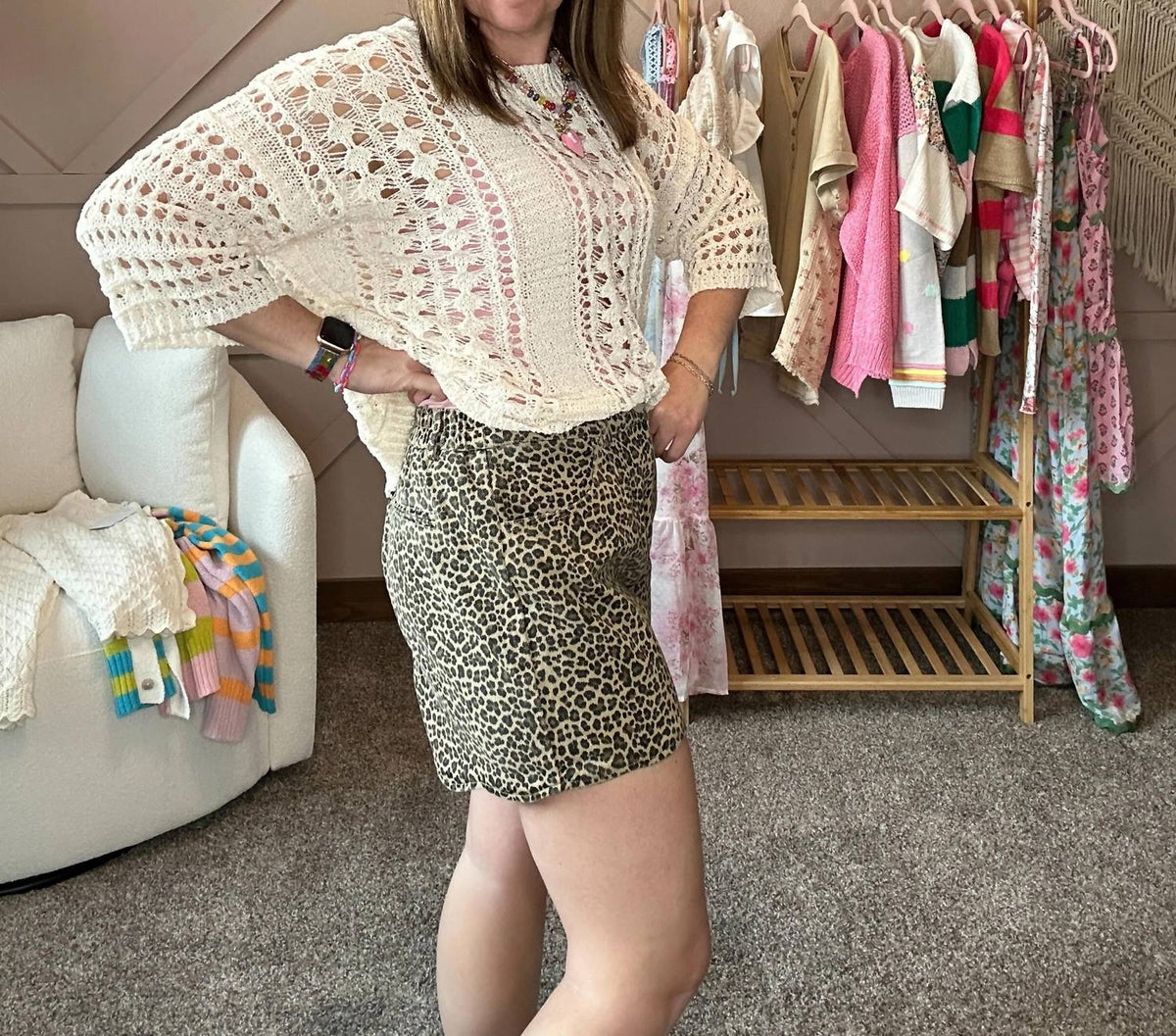 So Me - Mid Rise Twill Shorts