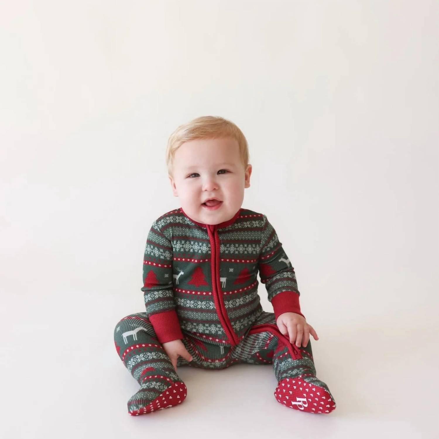 Posh Peanut - Boys' One-piece Zip Footie