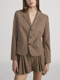Frame - Women's The Plaid Smart Blazer