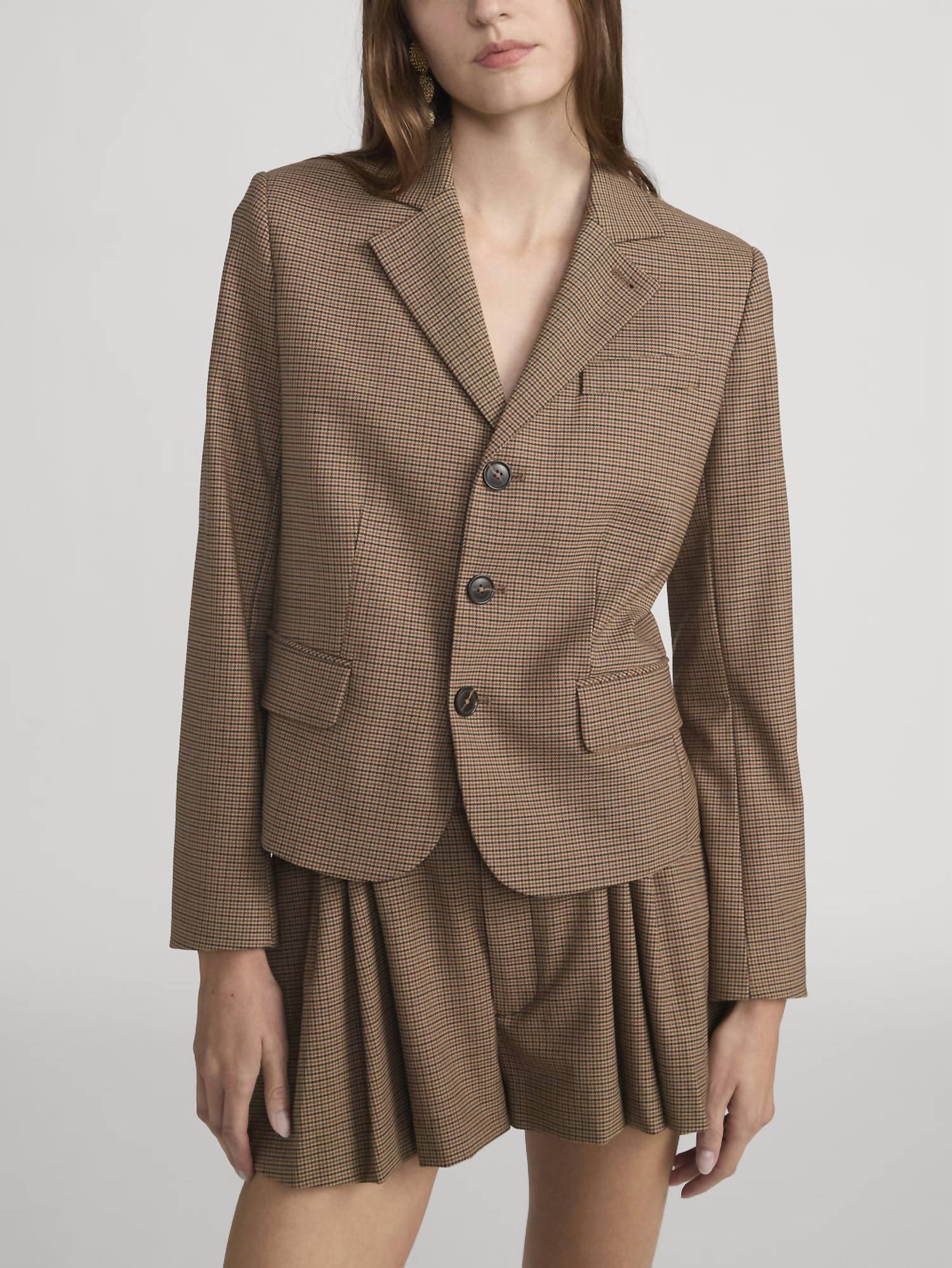 Frame - Women's The Plaid Smart Blazer